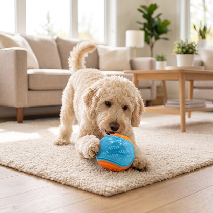 Bouncy Squeaky TPR Dog Ball for Exciting Fetch Games