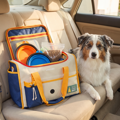 Pet Travel Organizer Bag for Food, Toys and Supplies