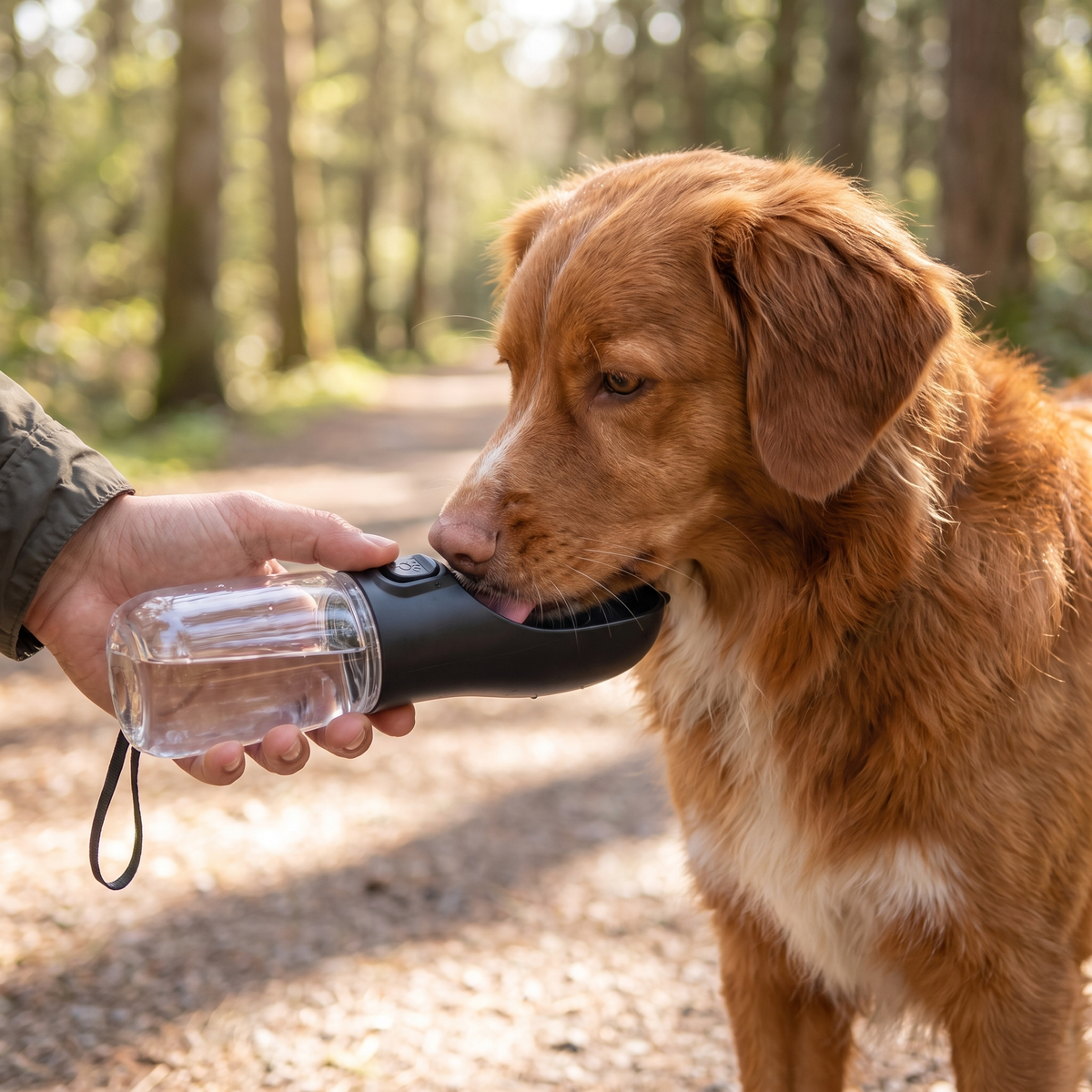 Refreshing Leak-Proof Dog Water Bottle for Walks & Travel