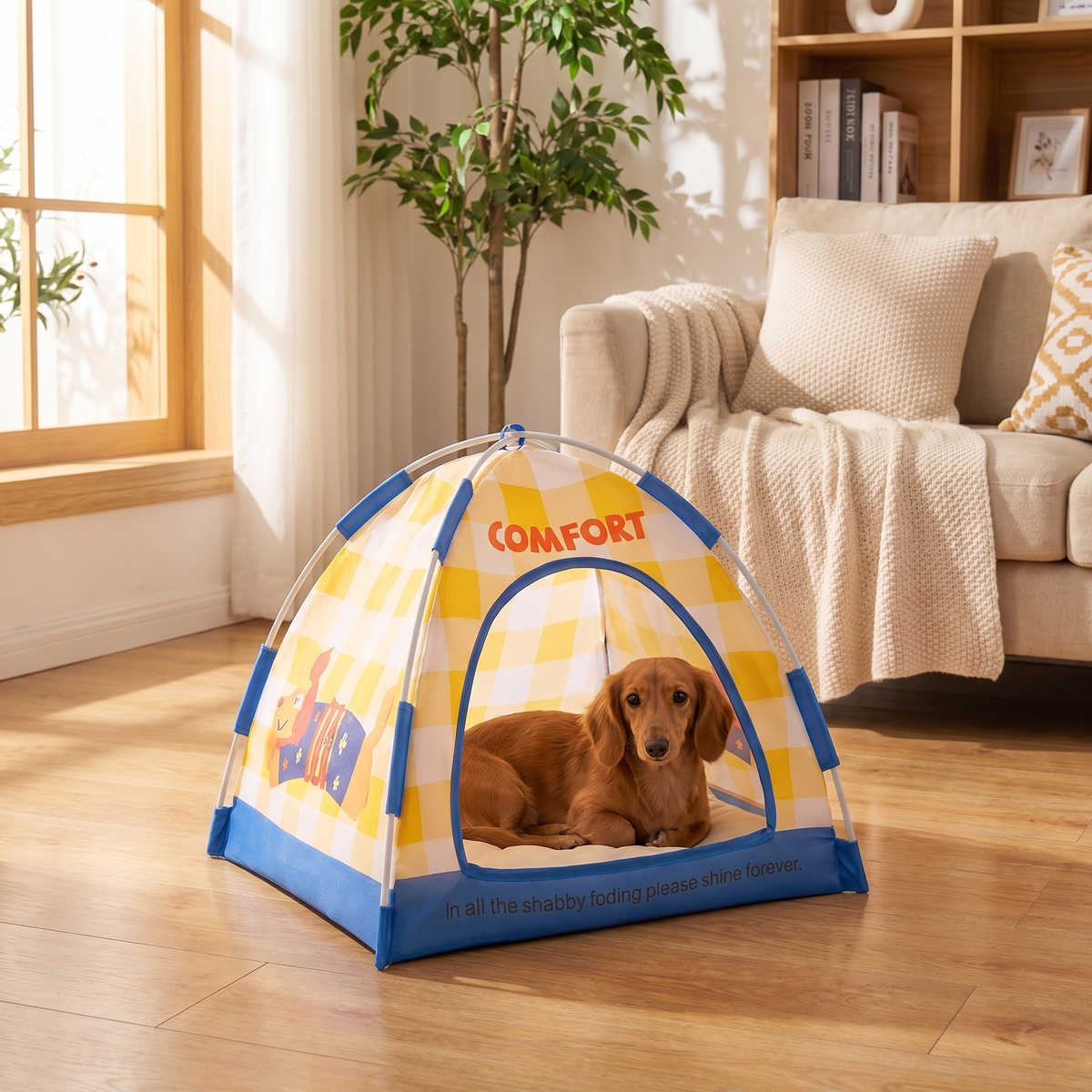 Cute Pet Tent Bed for Cats and Small Dogs