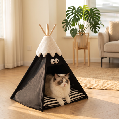 All-Season Insulated Cat Tent Bed