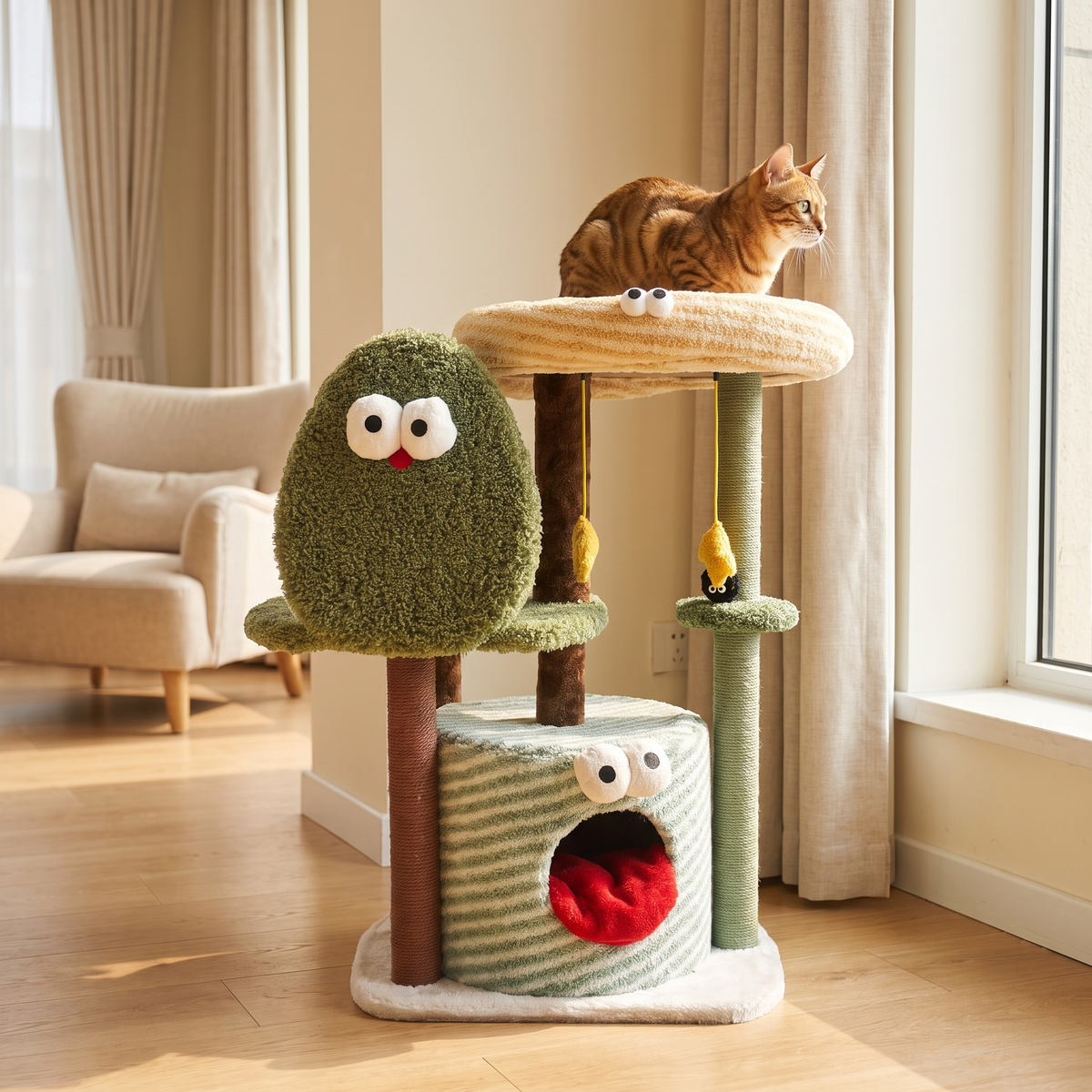 Giant Monster Cat Tree Tower