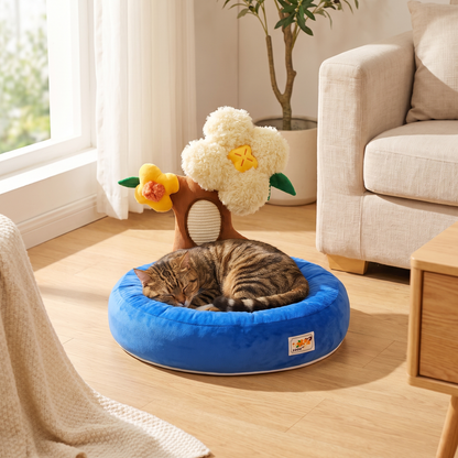 Golden Osmanthus Flower Pot Pet Bed