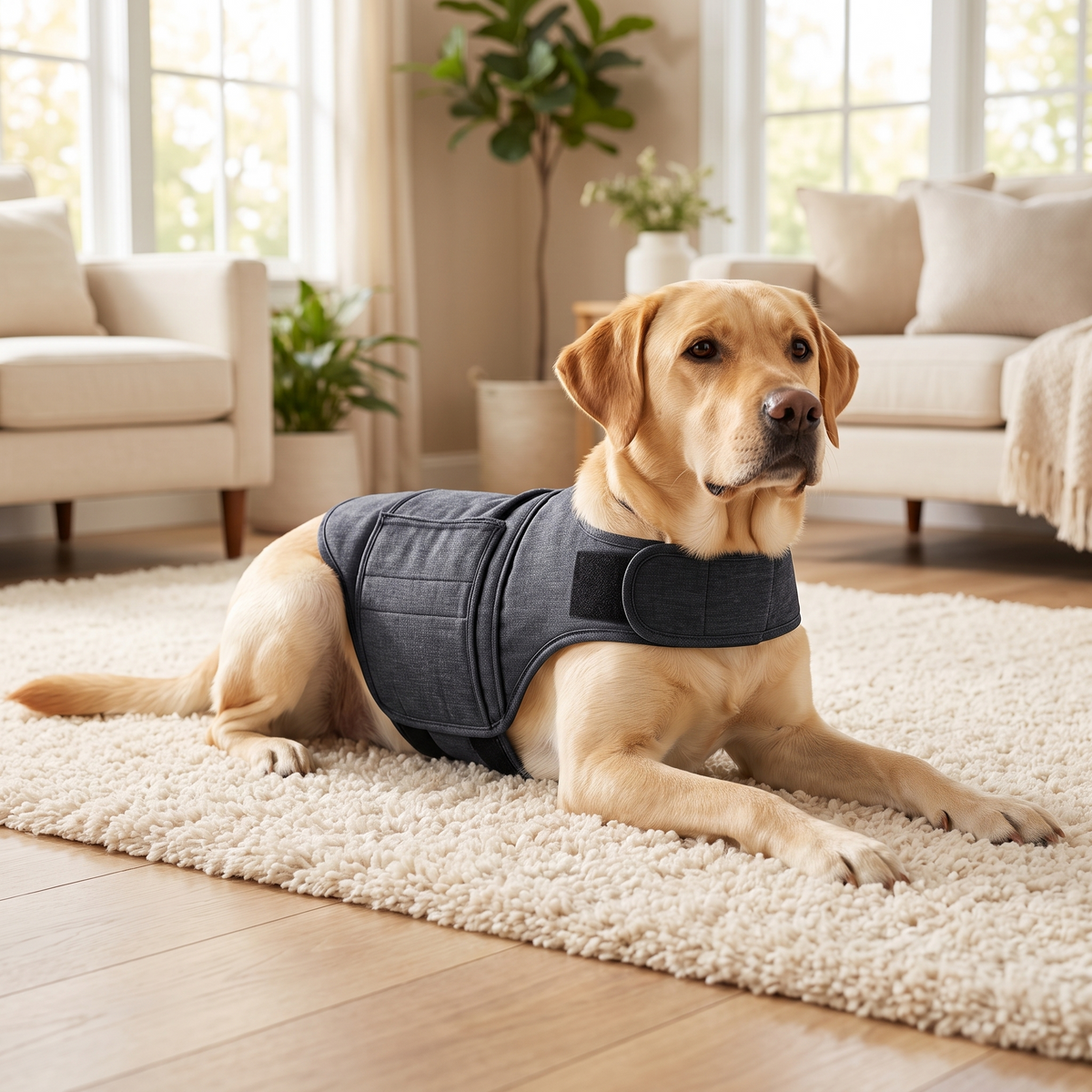 Dog Calming Vest for Travel & Vet Visits, Comfort Wrap