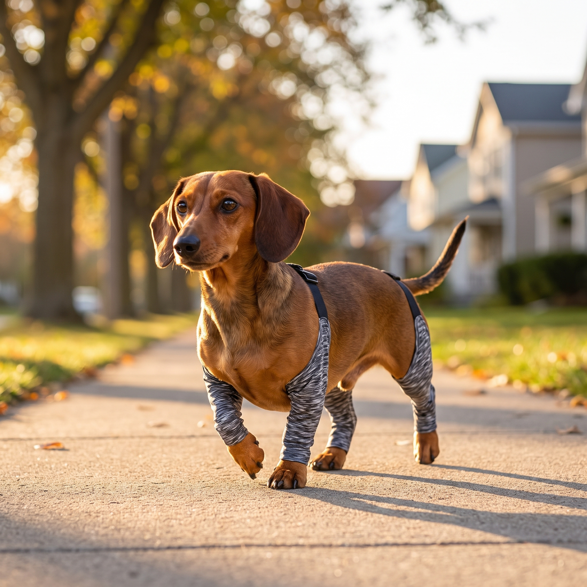 Dog Leg Covers for Walks, 4-Leg Sleeves Keep Legs Clean