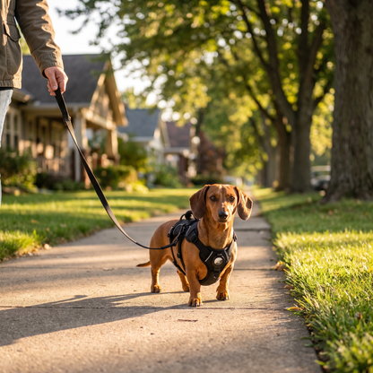 AirTag-Compatible Escape-Resistant Harness for Dogs That Pull