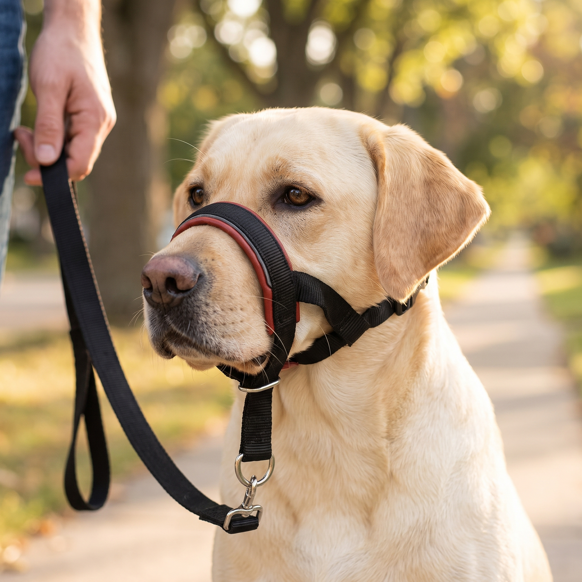 No Pull Dog Head Halter, Padded & Adjustable for Walks