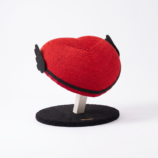 Red Heart Sisal Cat Tree Tower for Indoor Cats