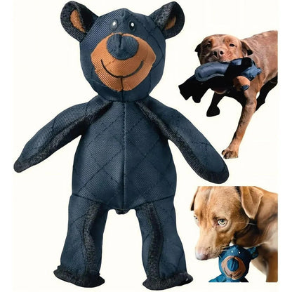 Chew-Resistant Bear Dog Toy | Durable Interactive Toy for Heavy Chewers