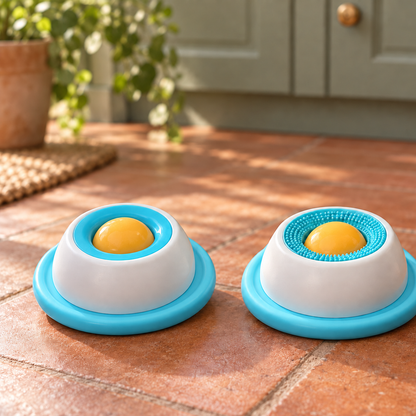 Engaging Textured Lick Mat Slow Feeder for Calm Mealtimes