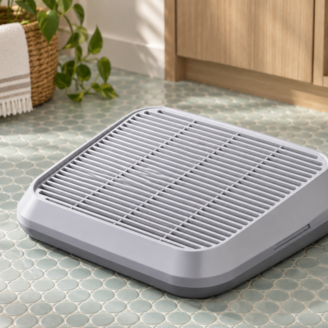 Clever Double-Layer Litter Catcher Step for Tidy Floors