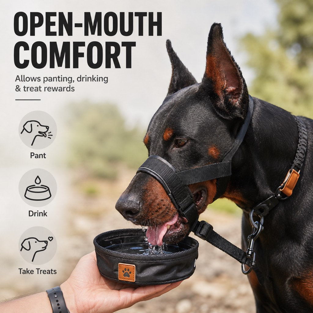 No Pull Dog Head Halter, Padded & Adjustable for Walks