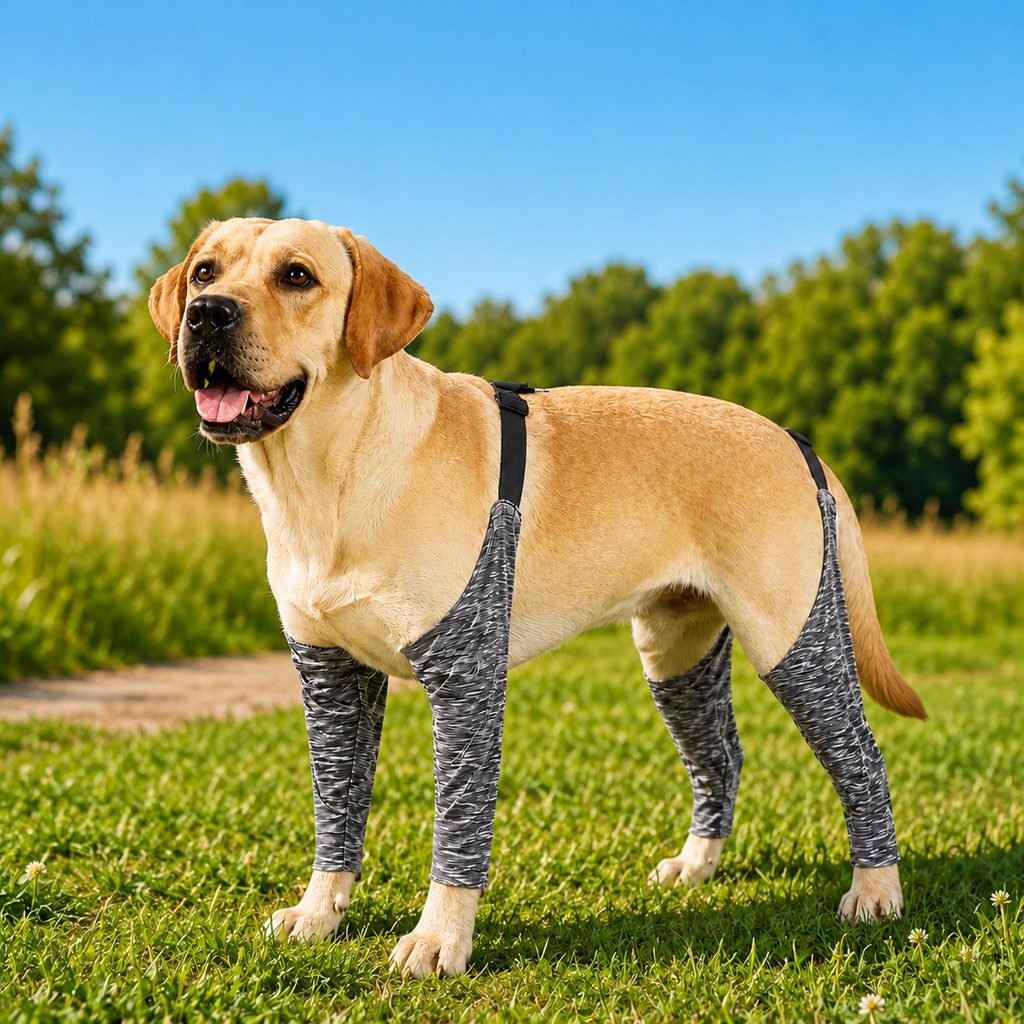Dog Leg Covers for Walks, 4-Leg Sleeves Keep Legs Clean