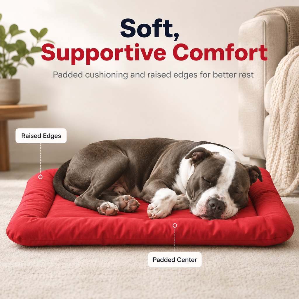 Portable Dog Bed for Camping & Car Travel, Roll-Up Mat