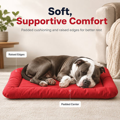 Portable Dog Bed for Camping & Car Travel, Roll-Up Mat