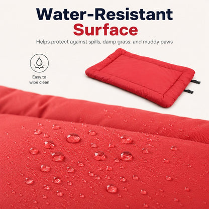 Portable Dog Bed for Camping & Car Travel, Roll-Up Mat