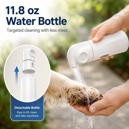 Portable Dog Paw Washer, Rechargeable Rinser for Muddy Paws