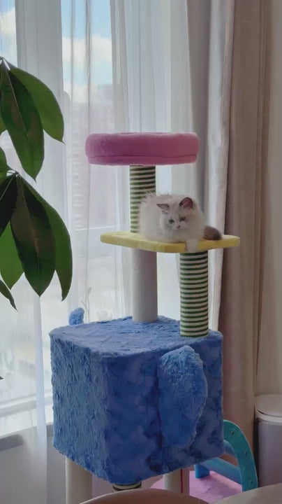 Elephant-Shaped Cat Tree