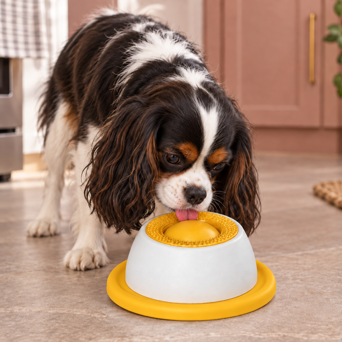 Entertaining Puzzle Feeder Toy for Brainy, Busy Dogs