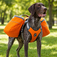 Dog Backpack for Hiking, Saddlebag Harness for Camping Trips