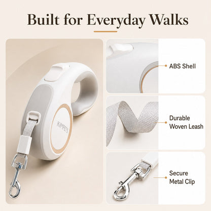 Retractable Dog Leash, Tangle-Free in 9.8 ft or 16.4 ft