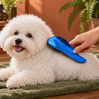 Gentle Deshedding Rake Brush for Tidy, Lighter Coats