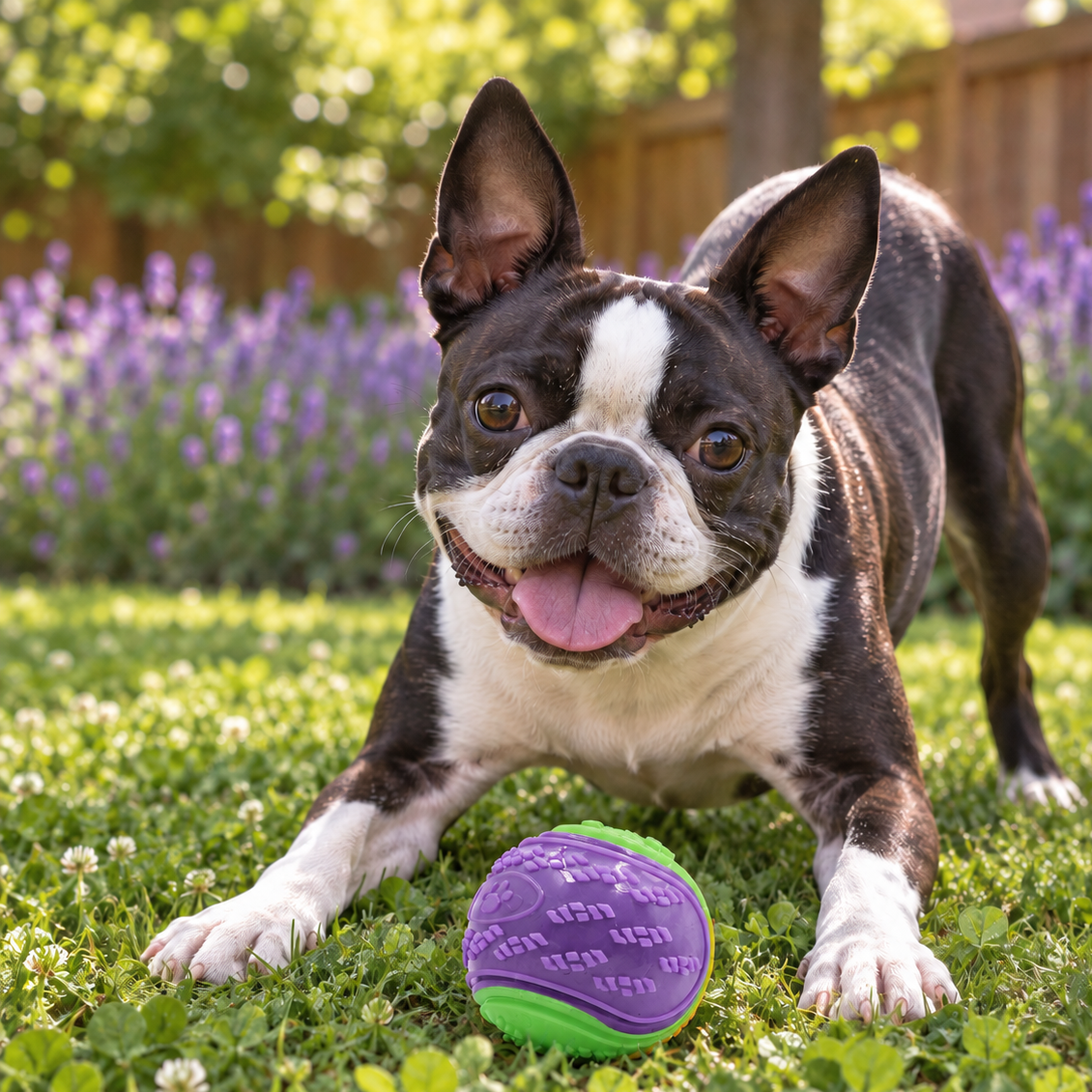 Bouncy Squeaky TPR Dog Ball for Exciting Fetch Games