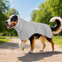 Dog Raincoat with Hood, Lightweight Sun & Rain Cape