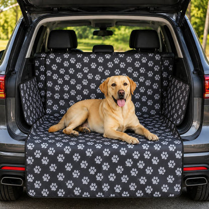 Dog Cargo Liner for SUVs with Bumper Flap for Muddy Trips