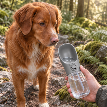 Refreshing Leak-Proof Dog Water Bottle for Walks & Travel