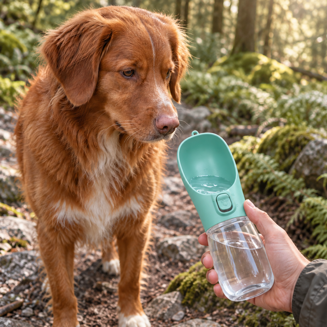 Refreshing Leak-Proof Dog Water Bottle for Walks & Travel