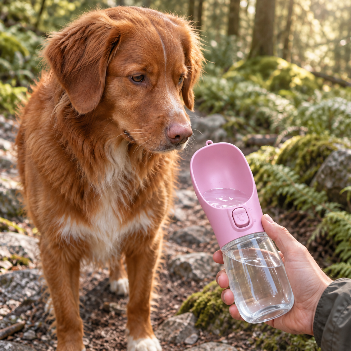 Refreshing Leak-Proof Dog Water Bottle for Walks & Travel