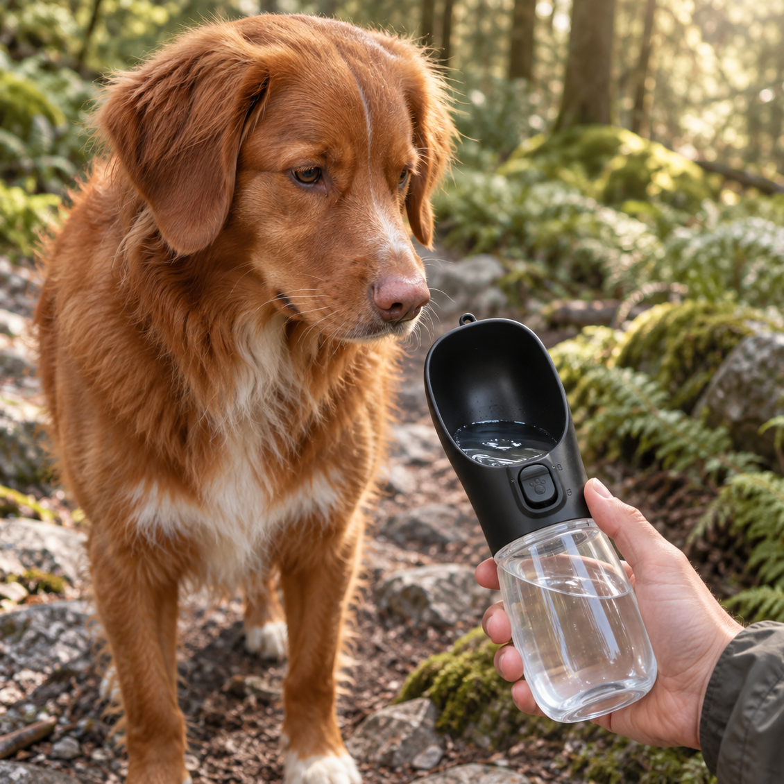 Refreshing Leak-Proof Dog Water Bottle for Walks & Travel