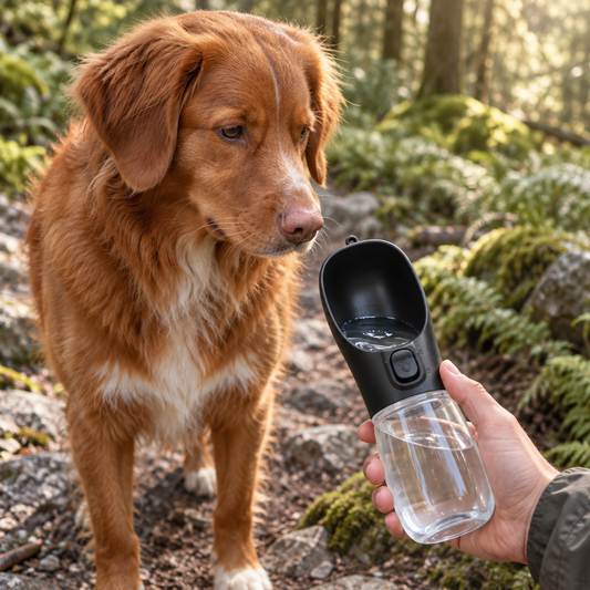 Refreshing Leak-Proof Dog Water Bottle for Walks & Travel