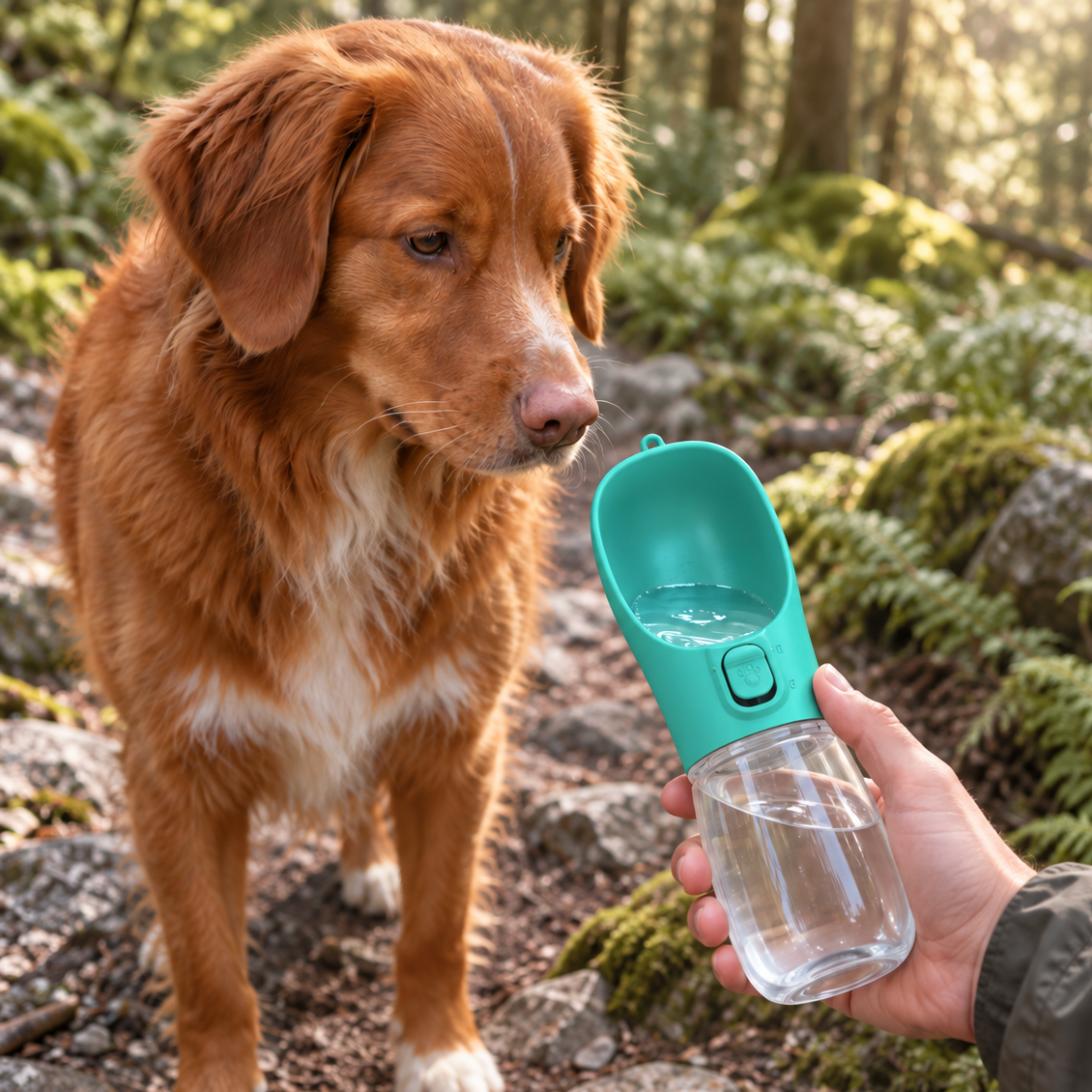 Refreshing Leak-Proof Dog Water Bottle for Walks & Travel