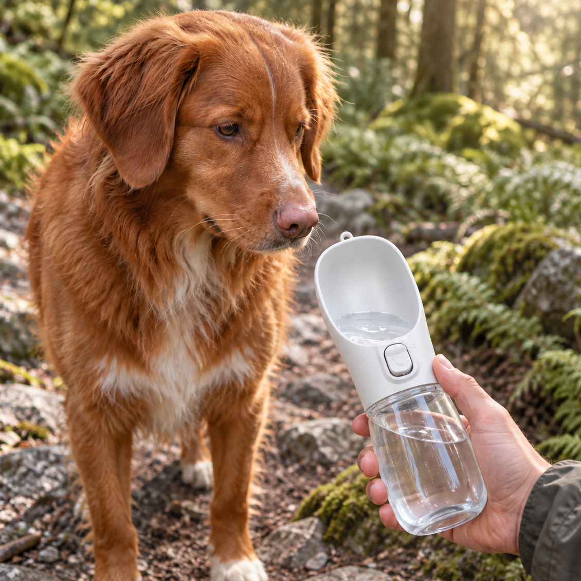 Refreshing Leak-Proof Dog Water Bottle for Walks & Travel
