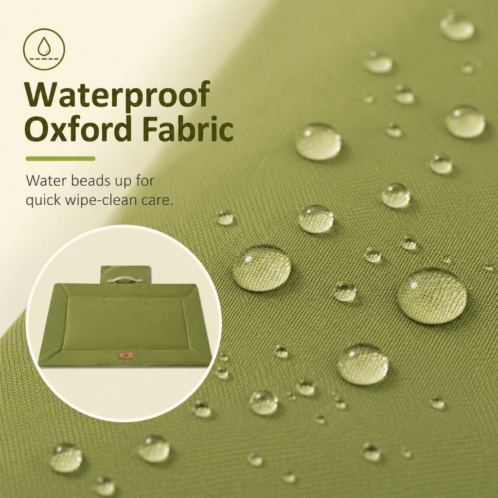 Dog Camping Mat, Waterproof Foldable Travel Bed for Dogs & Cats
