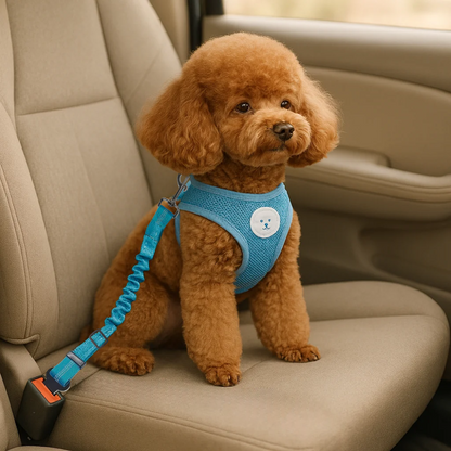 Dog Car Seat Belt | Adjustable Safety Harness for Pets During Travel
